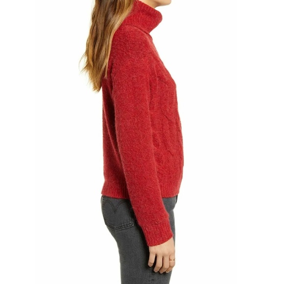 •NWT• BP Red Turtleneck Sweater - Picture 3 of 9